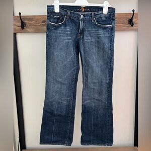 7 For All Mankind Denim Boot Cut 7FAM W30 fits like Size 8